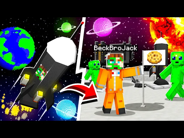 how to fly to the moon in minecraft!